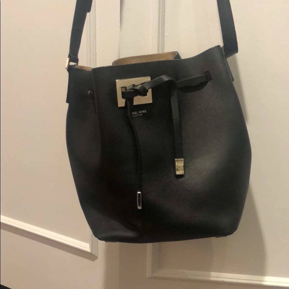 Michael Kors Collection Black bucket bag
